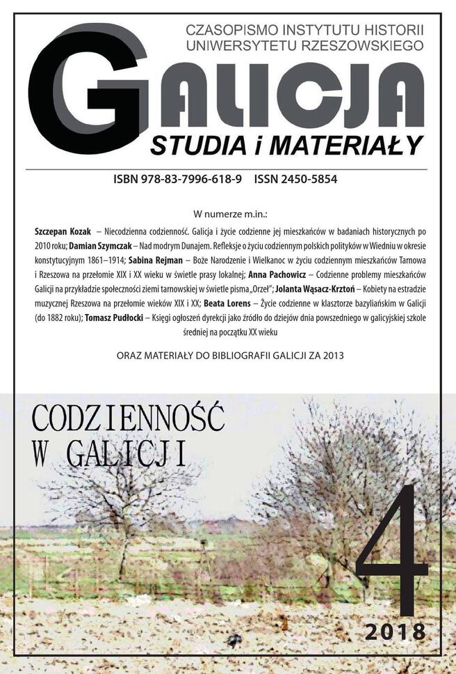 Galicja Studia i materiały nr 4/2018